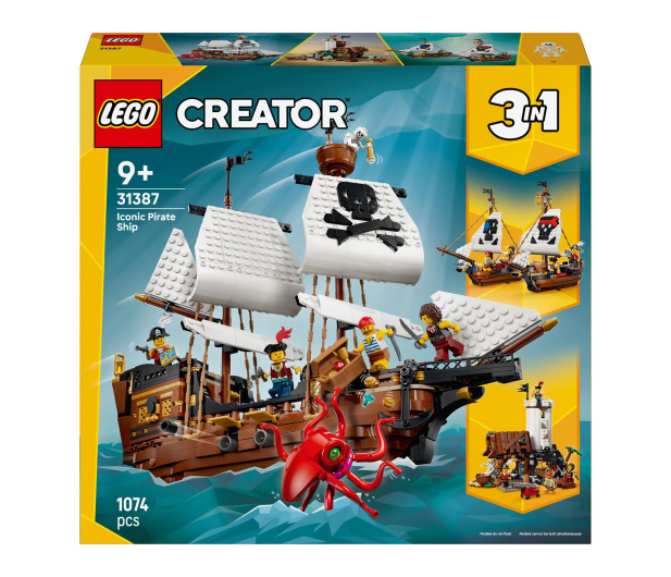 LEGO CREATOR 31387 Legendarny statek piracki - 1529742 - zdjęcie